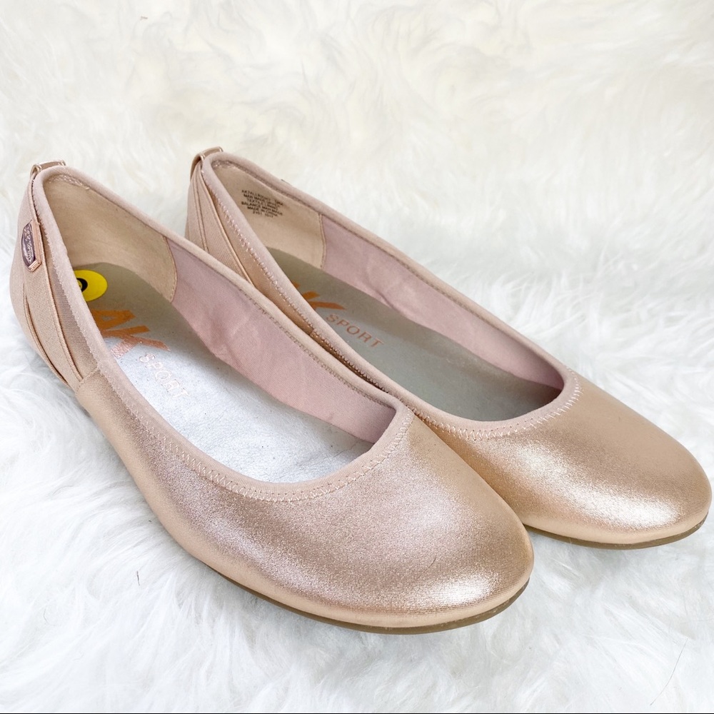 Calvin Klein Sport Ballet Flats - Rose Gold